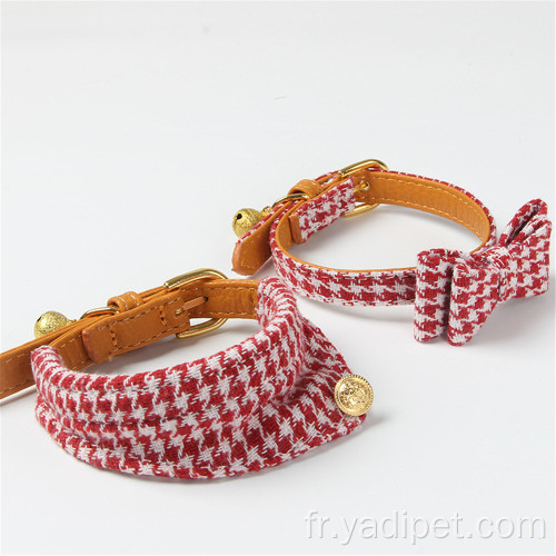 Collier Bandana pour Chien Collier Réglable pour Animaux de Compagnie